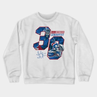 Henrik Lundqvist New York R Offset Crewneck Sweatshirt